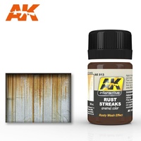 AK Interactive Weathering: Rust Streaks 35ml Enamel Paint