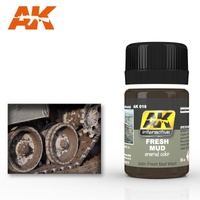 AK Interactive Weathering: Fresh Mud Effects 35ml Enamel Paint