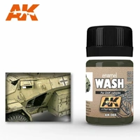AK Interactive Weathering: Wash For Afrika Korps Vehicles 35ml Enamel Paint
