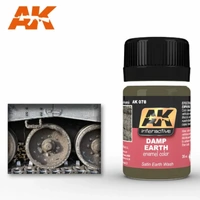 AK Interactive Weathering: Damp Earth Effects 35ml Enamel Paint