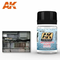 AK Interactive Weathering: Wet Effects Fluid 35ml Enamel Paint