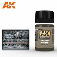 AK Interactive Weathering: Engine Grime 35ml Enamel Paint