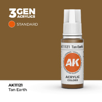 AK Interactive - 3 Gen Acrylics - Tan Earth 17ml