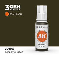 AK Interactive - 3 Gen Acrylics - Reflective Green 17ml