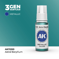 AK Interactive - 3 Gen Acrylics - Astral Beryllium 17ml