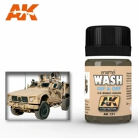 AK Interactive Weathering: Wash For OIF &amp; OEF - US Vehicles 35ml Enamel Paint