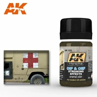AK Interactive Weathering: Streaking Effects For Oif &amp; Oef - Us Vehicles 35ml Enamel Paint