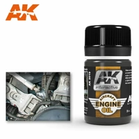 AK Interactive Weathering: Aircraft Engine Oil 35ml Enamel Paint