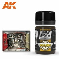 AK Interactive Weathering: Wash For Aircraft Engine 35ml Enamel Paint