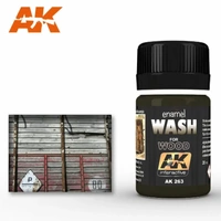 AK Interactive Weathering: Wash For Wood 35ml Enamel Paint