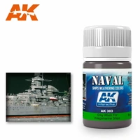 AK Interactive Weathering: Grey Wash For Kriegsmarine Ships 35ml Enamel Paint