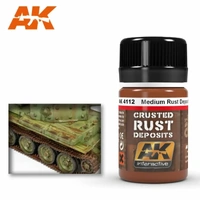 AK Interactive Weathering: Medium Rust Deposit 35ml Enamel Paint