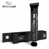 AK Interactive Abteilung 502: Ivory Black 20ml Oil Paint