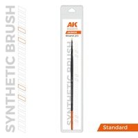 AK Interactive Synthetic Brush - Round 2/0