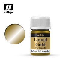 Model Colour Metallic Green Gold (Alcohol Base) 35 ml