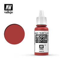 Model Colour Flat Red