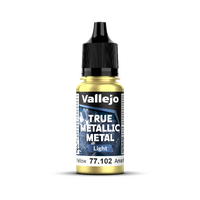 Vallejo True Metallic Metal Light Radiant Yellow 18 ml - Preorder 02/2026
