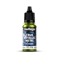 Vallejo True Metallic Metal Airbrush Amber Green 18 ml - Preorder 02/2026