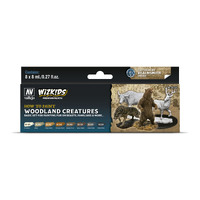 Vallejo Wizkids Premium set: Woodland creatures Acrylic Paint Set (8 Colour Set)