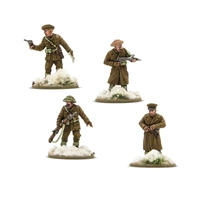 Bolt Action: British &amp; Canadian Infantry (Winter) Platoon Commanders
