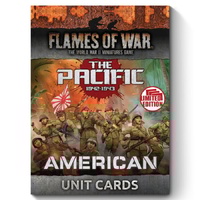 Flames of War: The Pacific: American Unit Cards (x36)