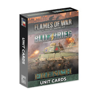 Flames of War: French: Blitzkrieg Unit Cards (x41 Cards) - Limited Edition