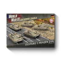 WWIII: West German: Leopard 1 Panzer Zug (x5 Plastic)