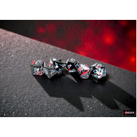 Chessex Brush Polyhedral Dark Side/blue 7-Die Set