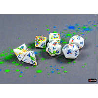 Chessex Brush Polyhedral Breezy/blue 7-Die Set