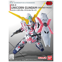 SD Gundam EX-Standard Unicorn Gundam (Destroy Mode) 