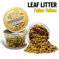 Green Stuff World Leaf Litter - Fallen Yellow