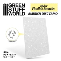 Mylar Flexible Stencils AMBUSH DISC CAMO