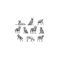 Green Stuff World - 3D Printed - Animals - Dogs