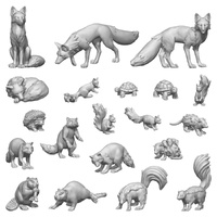 Green Stuff World - 3D Printed - Animals - Forest Animals