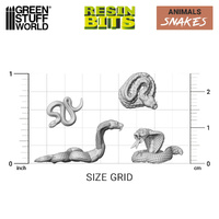 Green Stuff World - 3D Printed - Animals - Snakes