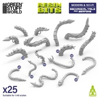 Green Stuff World Mechanical Tails and Weapons 1:48