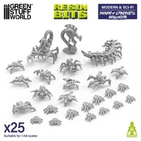 Green Stuff World Swarm of Cybernetic Arachnids 1:48
