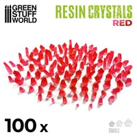 Green Stuff World RED Resin Crystals - Small