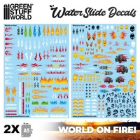 Green Stuff World - Waterslide Decals - World on Fire