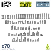 Green Stuff World CANDLES resin bits