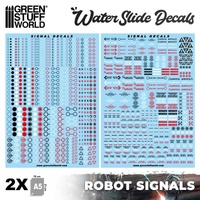 Green Stuff World - Waterslide Decals - Robot Signals