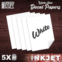 Green Stuff World - Waterslide Decals - Inkjet White