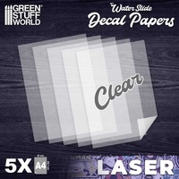 Green Stuff World - Waterslide Decals - Laser Transparent