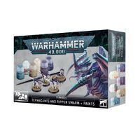 Tyranids: Termagants and Ripper Swarm + Paints Set