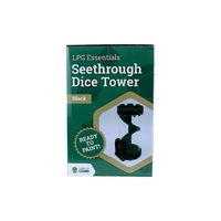 LPG Seethrough Dice Tower - Black