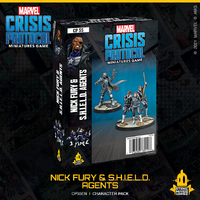 Marvel Crisis Protocol Nick Fury JR and Shield Agents