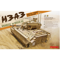 Meng 1/35 U.S. Cavalry Fighting Vehicle M3A3 Bradley w/BUSK III Plastic Model Kit 