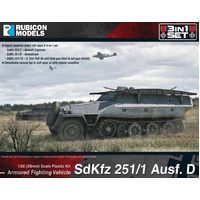 Rubicon SdKfz 251/1 Ausf D AFV 3-IN-1 Set