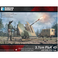 Rubicon 3.7cm Flak 43 with SdAh 58 &amp; Crew Anti-Aircraft Gun