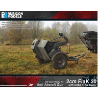 Rubicon 2cm FlaK 30 with SdAh 51/52 Trailer Anti-Aircraft Gun